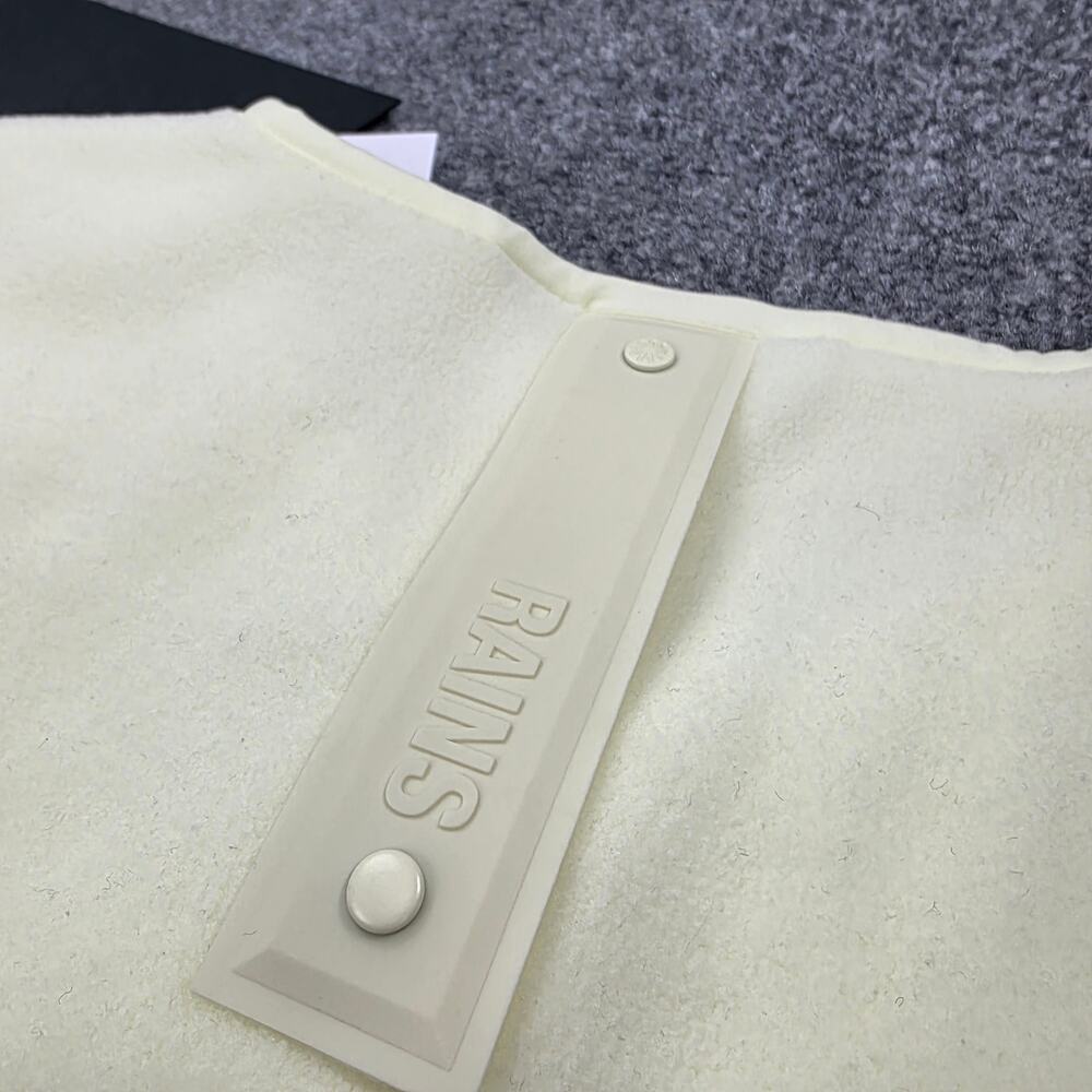 RAINS Vest Unisex Small Yellow Breathable Insulated Water Repellent Fleece - Picture 13 of 16